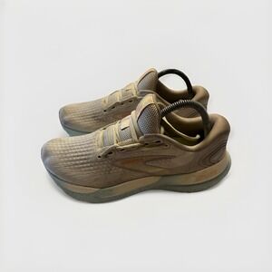 Brooks Glycerin 21 Womens 10 Shoes Beige 1204081B195 Running Walking Sneaker